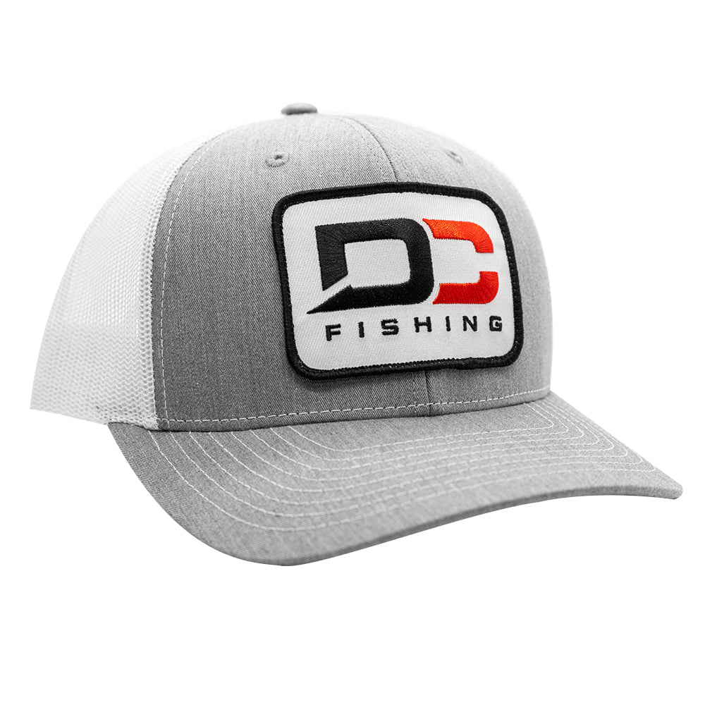 DC Fishing Snapback - Heather Grey/White – DC Fishing Apparel