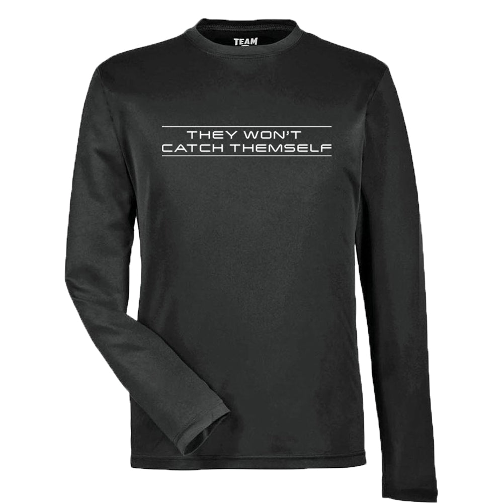 DC Fishing Black Long-Sleeve Performance Tee
